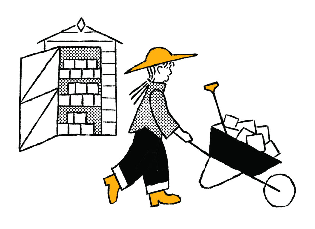 Template editorial illustration