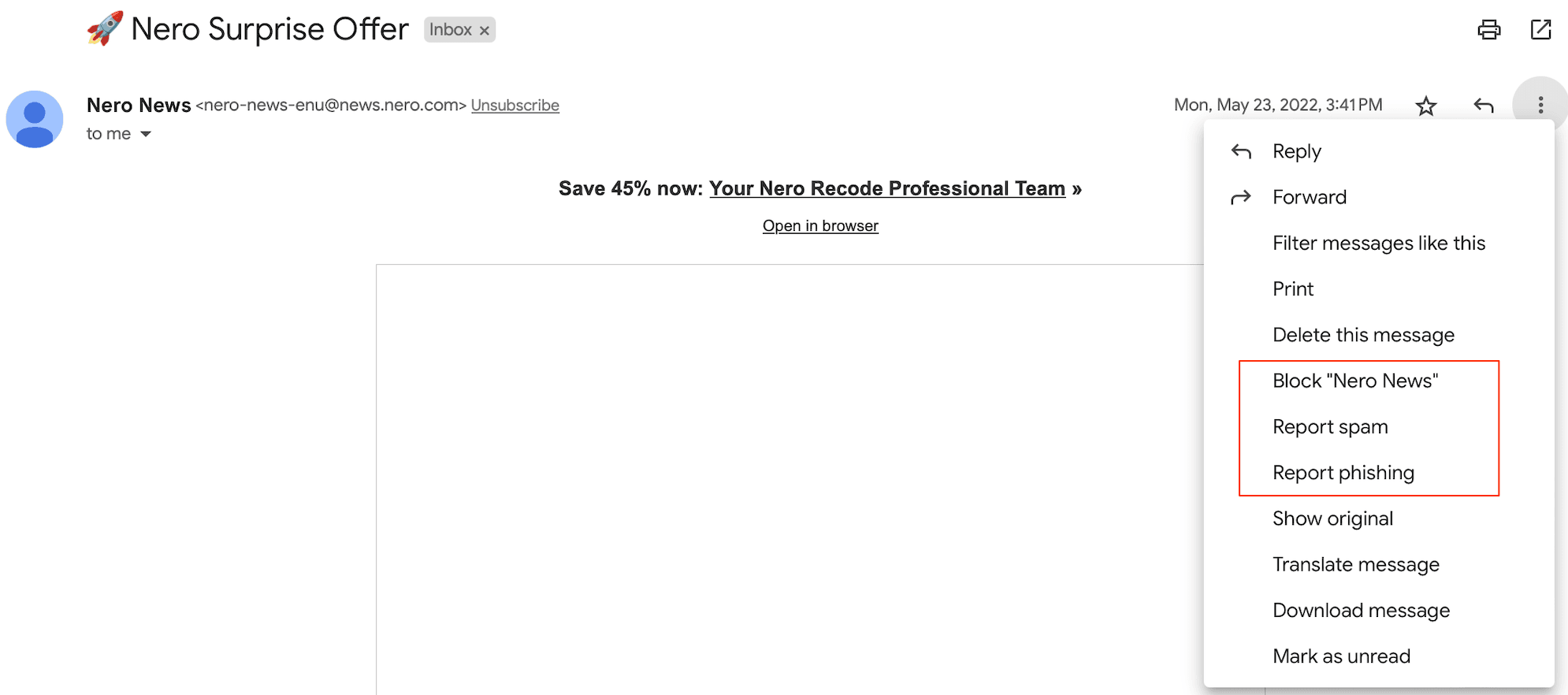 Source: Gmail screenshot