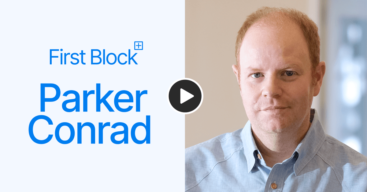 Miniatura do blog de ParkerConrad, FirstBlock
